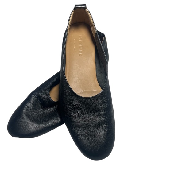 Everlane The Day Glove Leather Black Flats Size 7 - Picture 5 of 9